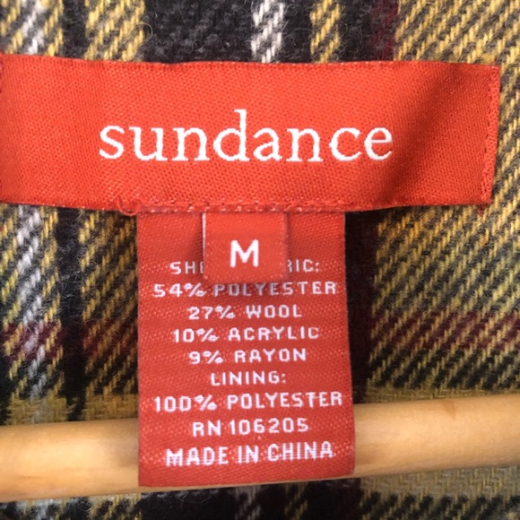 Sundance Yellow Plaid Swing Jacket - Picture 7 of 7
